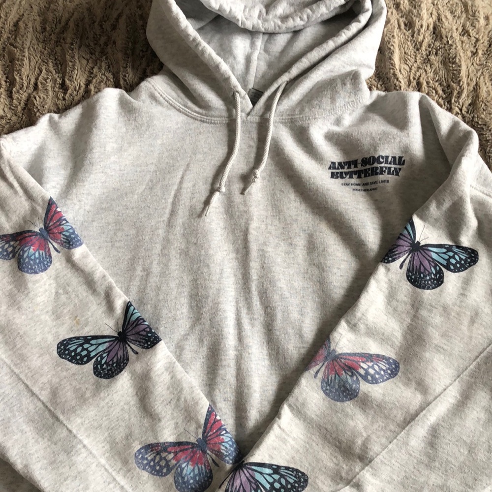 Anti-Social Butterfly Hoodie 🦋